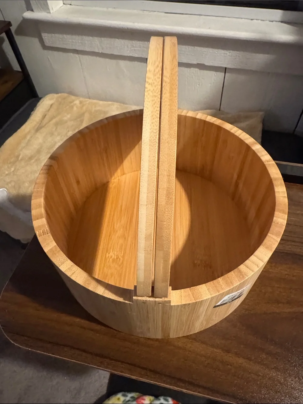 Target Brightroom Bamboo Round Vanity Organizer Storage Box